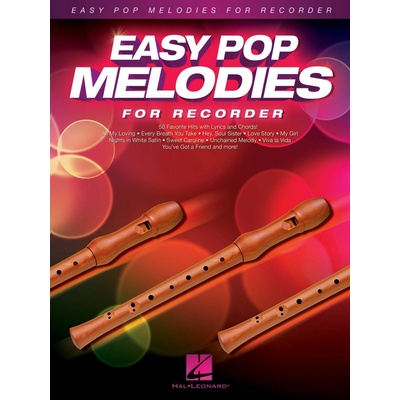 Easy Pop Melodies For Recorder noty na zobcovou flétnu – Zboží Dáma