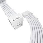 1stPlayer модулен кабел Custom Sleeved Modding Cable White - PCIe 5.0 12VHPWR M/M (FM2-B-WH) - cybertrade