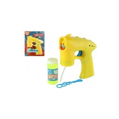 Teddies Bublifuk pistole 13 cm žlutá