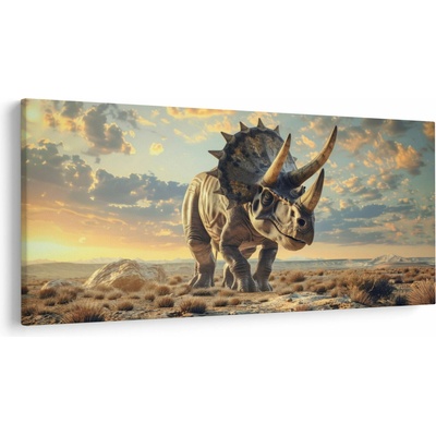 Obraz - Triceratops, jednodielne 250x125 cm