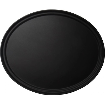 Cambro Oválný protiskluzový servírovací tác Camtread černý 685x560xH32mm