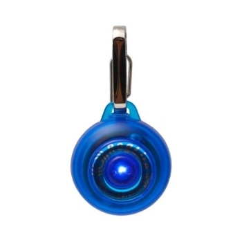 Rogz Roglite - Светещ аксесоар за кучешки нашийници, 31 мм. - син