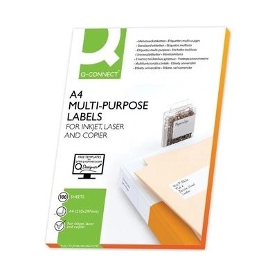 Q-Connect univerz.etikety bílé,70x33,9mm,2400ks