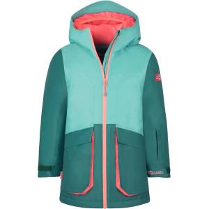 TROLLKIDS Детско ски яке Trollkids Girl's Kongsberg Jacket Winter jacket - Dusty Teal / Midnight Petrol / Coral Pink - размер 176 (EU) (703-4659-0320)