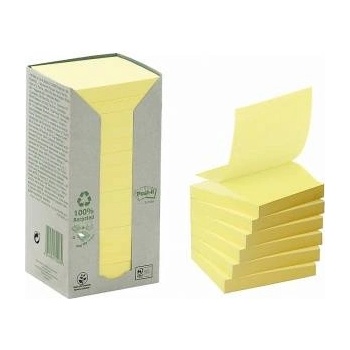Post-it Eco-adhesive block POST-IT® (R330-1T), 76x76mm, 16x100 kart. , yellow