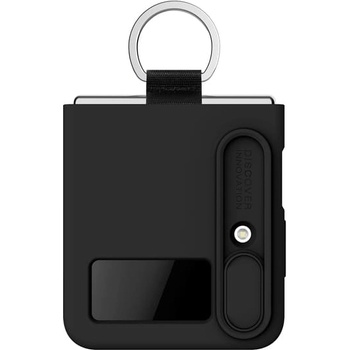 Image 1 of Nillkin Силиконов калъф Cam Shield Silky за Samsung Galaxy Z Flip 4 5G, черен - Nillkin