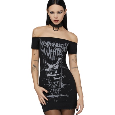 KILLSTAR дамска рокля KILLSTAR X MOTIONLESS IN WHITE - Up From Hell - Black - KSRA014411