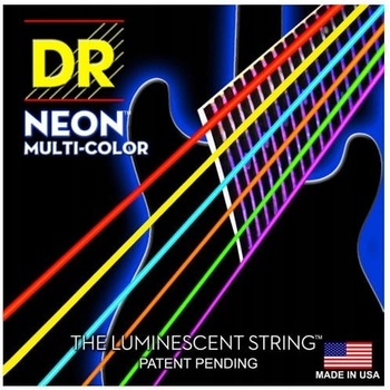 DR Strings Multi Color 10