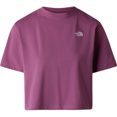 The North Face Дамска тениска The North Face Women's Evolution Simple Dome Crop Tee T-shirt - Chroma Purple (916-6140-0213)
