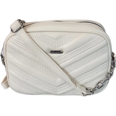 David Jones dámská crossbody kabelka béžová 6729-2A Ivory