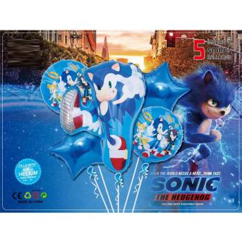 Image 1 of Armtoys ФОЛИЕВИ БАЛОНИ 5 БР. СОНИК