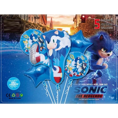 Armtoys ФОЛИЕВИ БАЛОНИ 5 БР. СОНИК