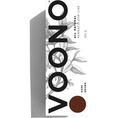 Voono Dark Brown Tmavo hnedá Henna 100 g
