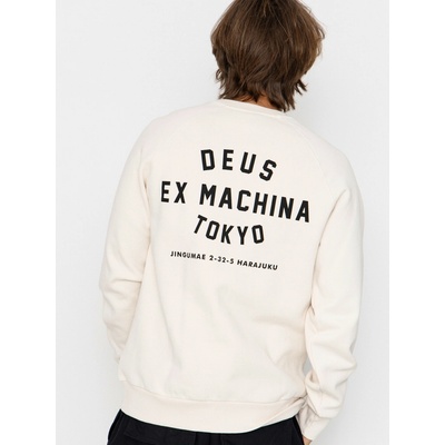 Deus Ex Machina Harajuku Address Crew dirty white
