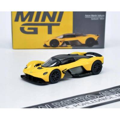 MINI GT Aston Martin Valkyrie Sunburst Yellow 1:64