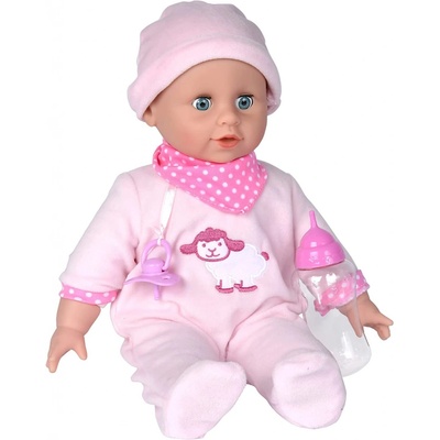 Simba Laura Laura 38 cm s lahvičkou a se zvuky