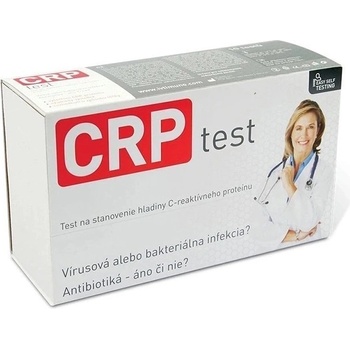 CRP test na rozlíšenie vírusovej a bakteriálnej infekcie 10 ks