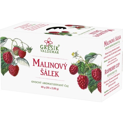 Grešík Čaj Malinový šálek 20 x 2 g