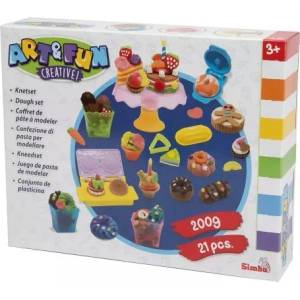 Simba Toys Art&Fun: Комплект пластилин за сладкиши, 21 части (106324617)
