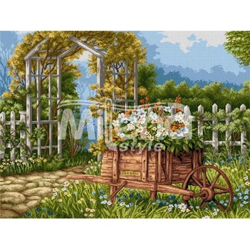 Milena Style Приказна градина - гоблен със схема конци Ariadna 1: 1