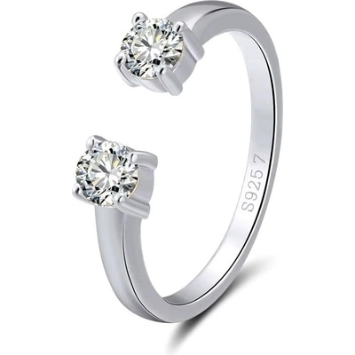 DELIS Регулируем пръстен, сребро 925, jw1572, елегантен дизайн, родиево покритие (jw1572)