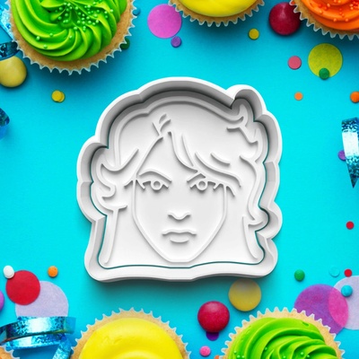 Superhrdinovia Fan Art - Vykrajovátko s pečiatkou INVISIBLE WOMAN