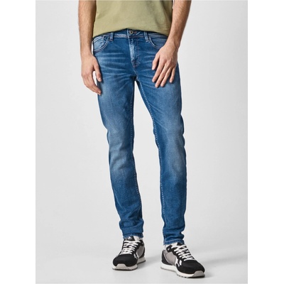 Pepe Jeans pánské straight fit džíny Finsbury modré