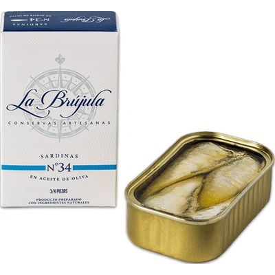 La Brújula Sardinky v olivovém oleji 118 g