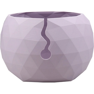 Pro Háčkování Miska na klubíčko LOW POLY, XL lilac