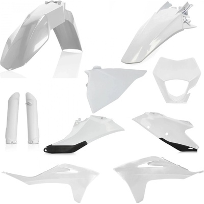 Acerbis plastový full kit sa hodí pre GAS GAS EC250/300/ECF250/350 21 biela/čierna