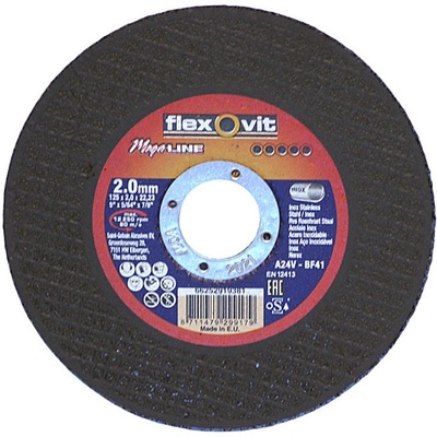 Flexovit Kotúč 125 x 2,0 x 22,2 mm F-1421 A24 66252919381