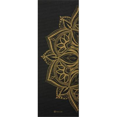 GAIAM Постелка за йога Gaiam 6 mm Premium Metallic Yoga Mat Yoga mat - Bronze Medallion - размер 61 x 173 x 0, 6 cm (801-0142-0111)