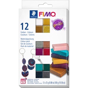 FIMO Комплект глина Staedtler Fimo , 12 цвята х 25g (28100-А-8013 C12-4)