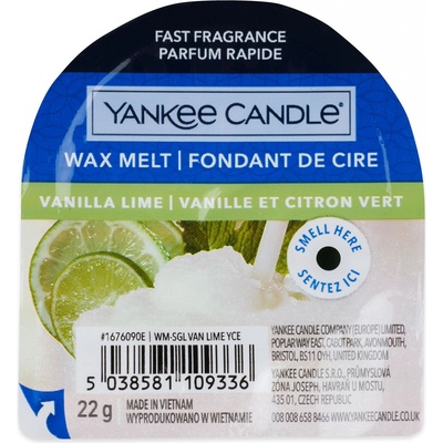 Yankee Candle vonný vosk Vanilla Lime Vanilka s limetkou 22 g – Zboží Dáma