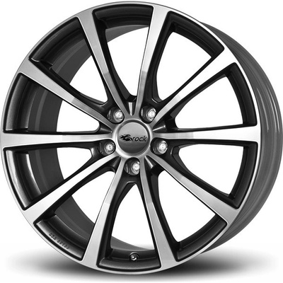 BROCK B32 8,5x20 5x115 ET41 polished grey matt