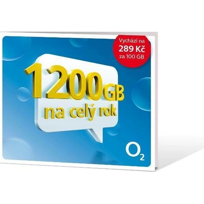 O2 Roční datové připojení 1,2TB SMALLGO.0DZ1T69