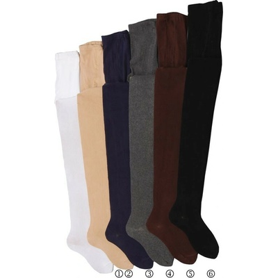 Dotex D&D Dámské bavlněné punčocháče Bílá – Zboží Mobilmania