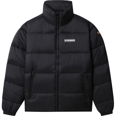 Napapijri Яке Napapijri Men's Suomi Waterproof Long Sleeve Short Puffer Jacket - Black
