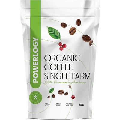 Powerlogy Organic Coffee Single Farm zrnková káva v BIO kvalite 250 g