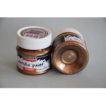 Akrylová farba metalická 50 ml antická medená