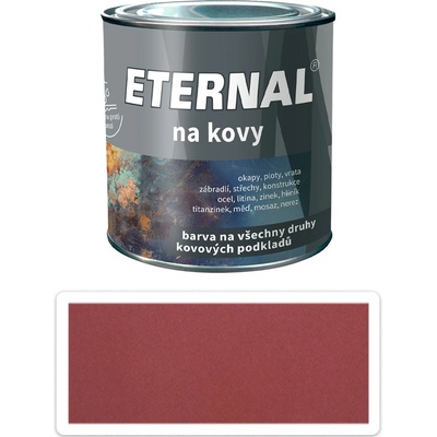 ETERNAL Na kovy antikorózna farba na kov 0,35L Červenohnedá 407
