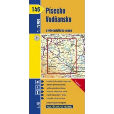 Cykloturistická mapa č. 146 Písecko Vodňansko 1 : 70 tis.