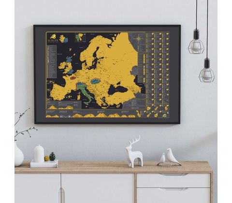 Stieracia mapa Európy