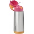 b.box Termoska na pití s brčkem 500 ml Strawberry Shake