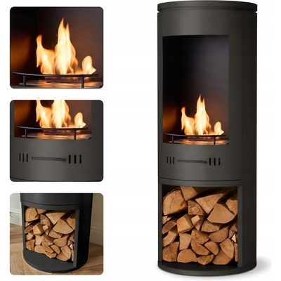 Sureflame Volně stojící bio krb 45 x 115,5 x 45 cm černý