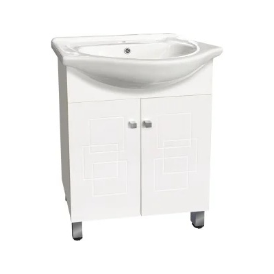 Inter ceramic МЕБЕЛ ЗА БАНЯ С УМИВАЛНИК И ПЛАВНО ЗАТВАРЯНЕ icp6040 new 60х44х85 НЕСГЛОБЕН (icp6040 new)