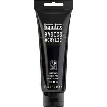 Liquitex Basic АКРИЛНА боя 276 Mars Black 118 ml 1 бр (72.1276)