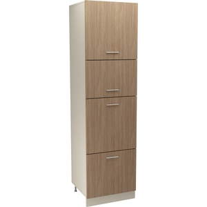 DST Кухненски модул MK-67 dst, 2200/600/580, бежово и дъб амбер