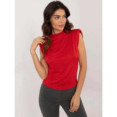 Italy Moda Blouse-DHJ-BZ-19978.95-red červená 2016103576463