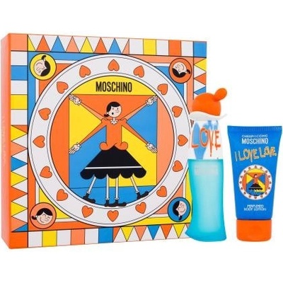 Moschino Cheap And Chic I Love Love EDT 30 ml + tělové mléko 50 ml dárková sada